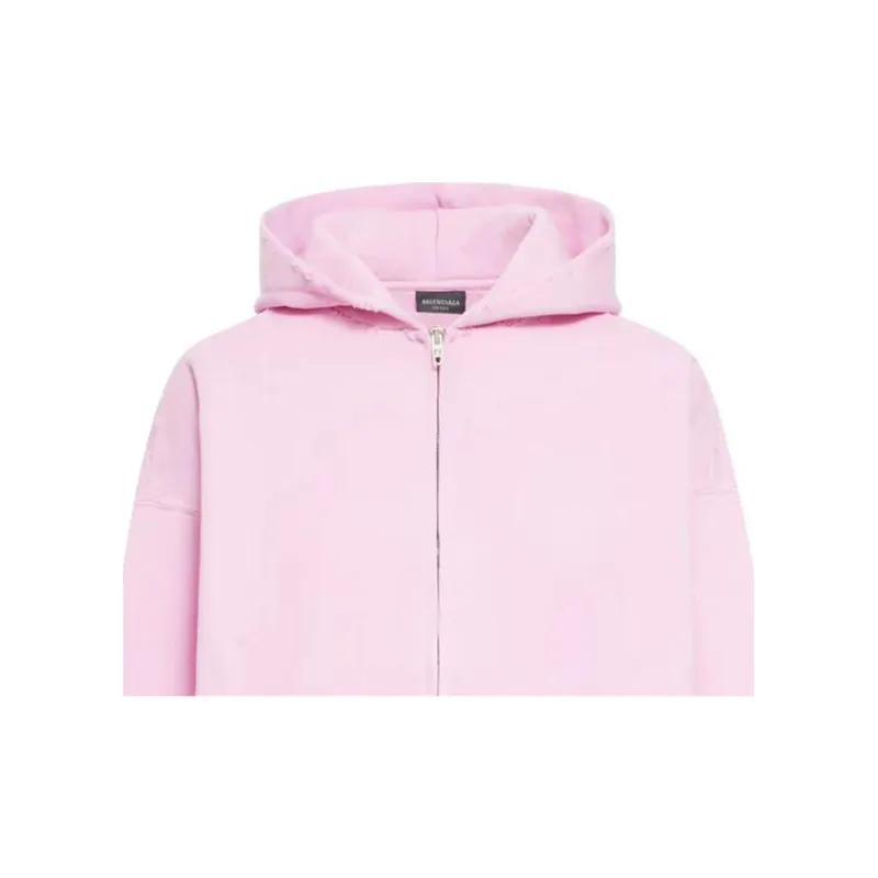 Balenciaga Graphic Printed Zip Up Hoodie-2