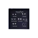 Autumnal Letter Stud Earrings Set 5