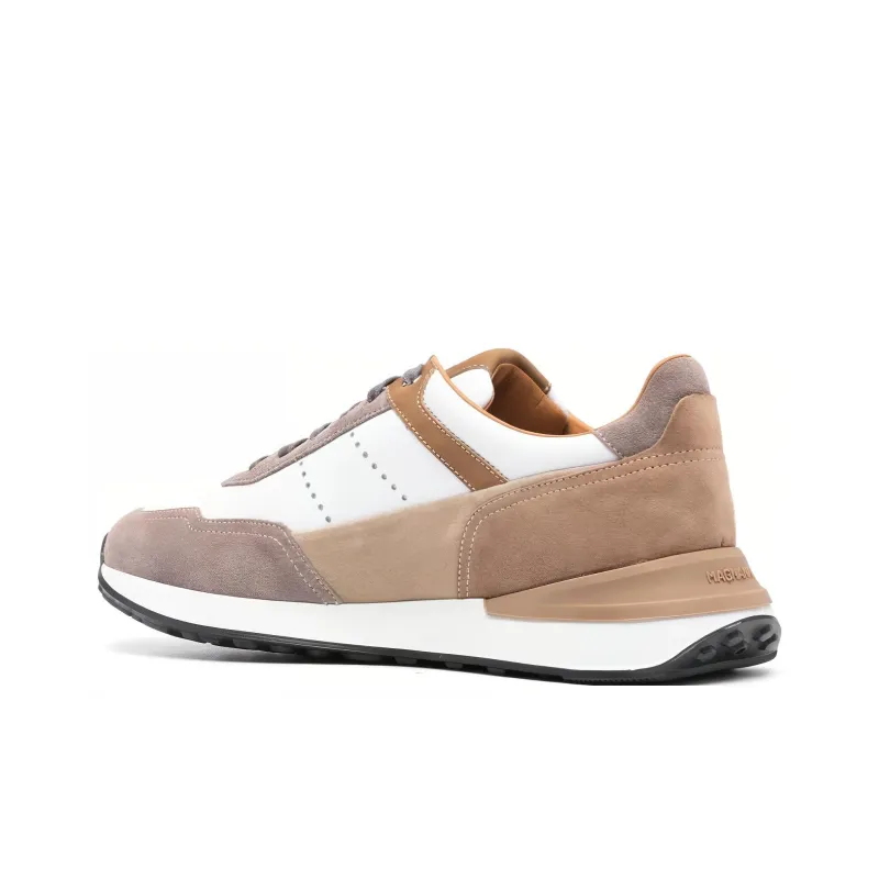 Magnanni Leather-panelled Low-top Sneakers-3