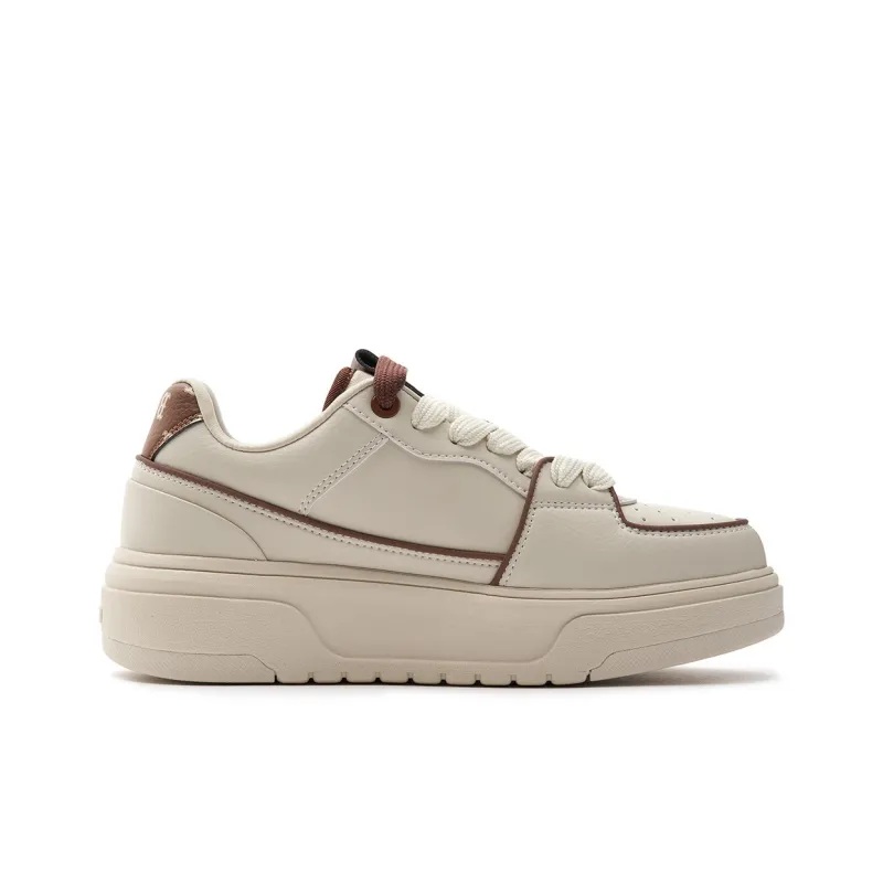 MLB Cushioning Low-Top Casual Shoes Unisex Beige Brown-1