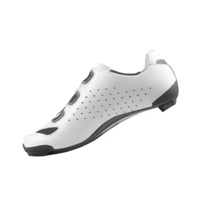 LAKE Anti-Slip And Wear-Resistant Breathable Low-Top Cycling Shoes Men's White Black-2
