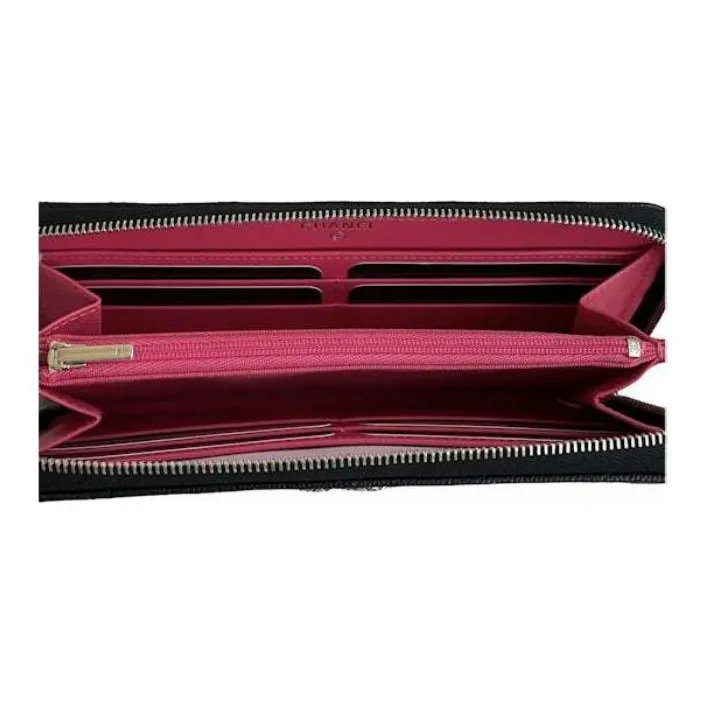 CHANEL Cc Long Zipped Wallet Black AP3181-2