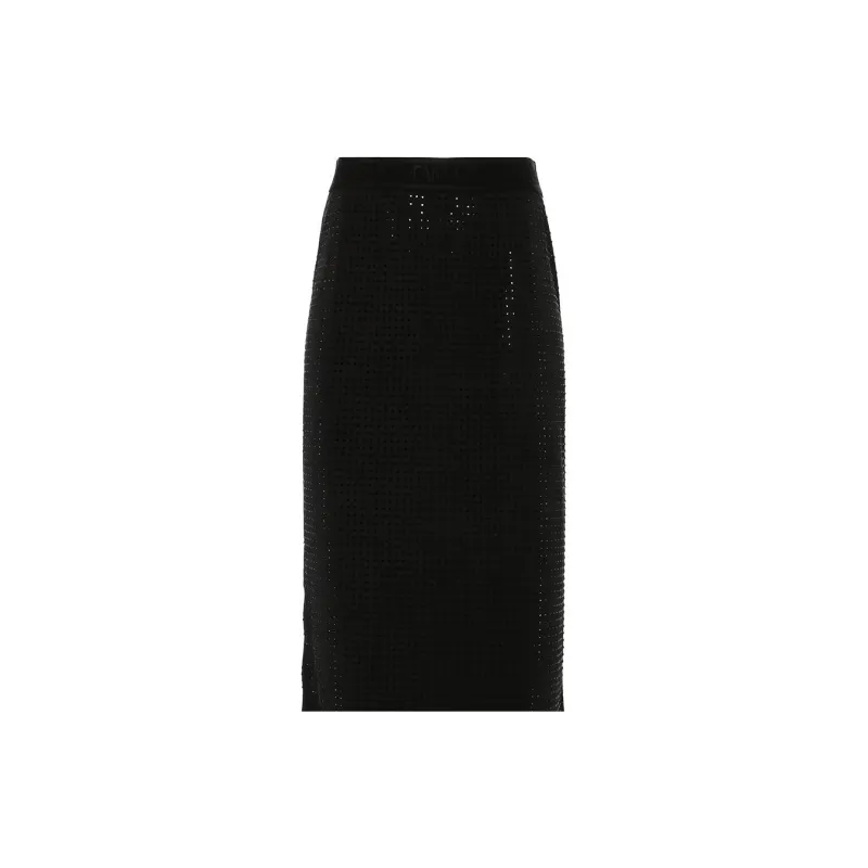 VERSACE JEANS COUTURE Embellished Midi Skirt-4