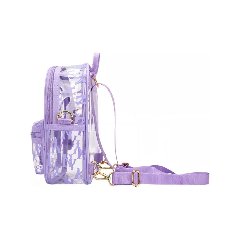 MLB Monogram Collection PVC Polyvinyl Chloride Backpack Mini Unisex Purple-2