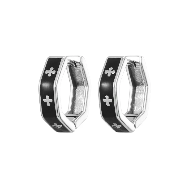 MISS XIA JWY Titanium Steel Earrings Men's-6
