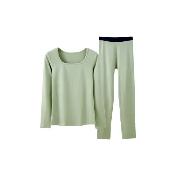 H YXIANG Thermal Set Women's Turquoise Oxygen Green