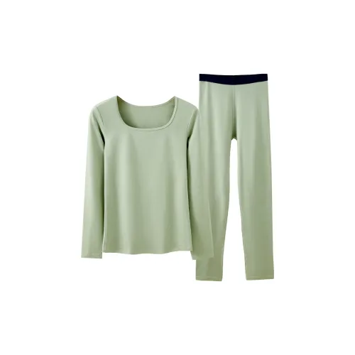 H YXIANG Thermal Set Women's Turquoise Oxygen Green