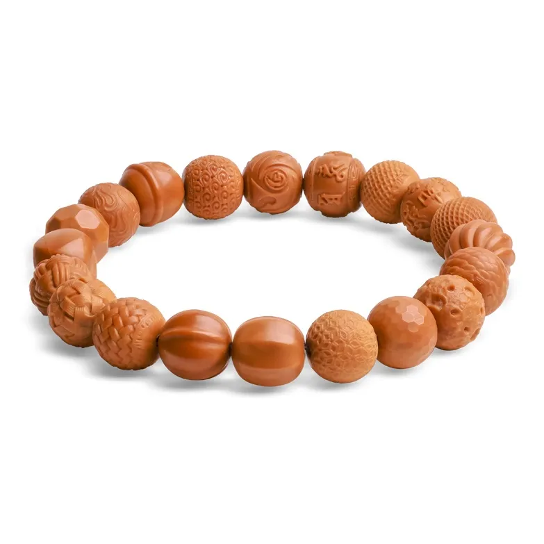 MUSHENGYUAN Monkey Head Walnut Bracelets Unisex-7