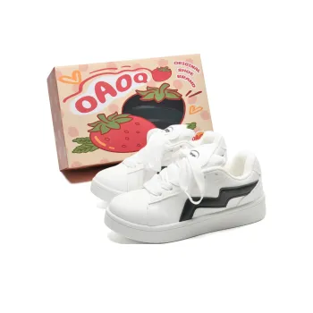 OAOQ Wear resistant And Lightweight Low Top Skateboard Shoes Women's