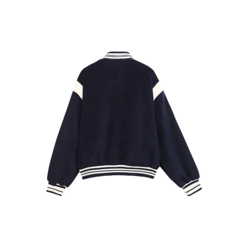 EVPGB Baseball Jacket Women's Navy Blue-1