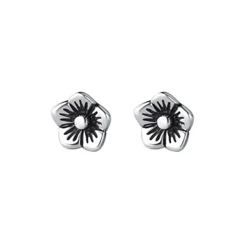 MISS TOOYA S999 Fine Silver Stud Earrings Women's