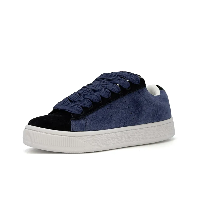 UNIITY Skateboard Shoes Women's Low Top Navy Blue/Dusty Pink-4