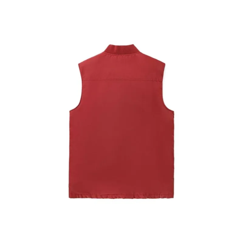 Vans Vests Men Red-1