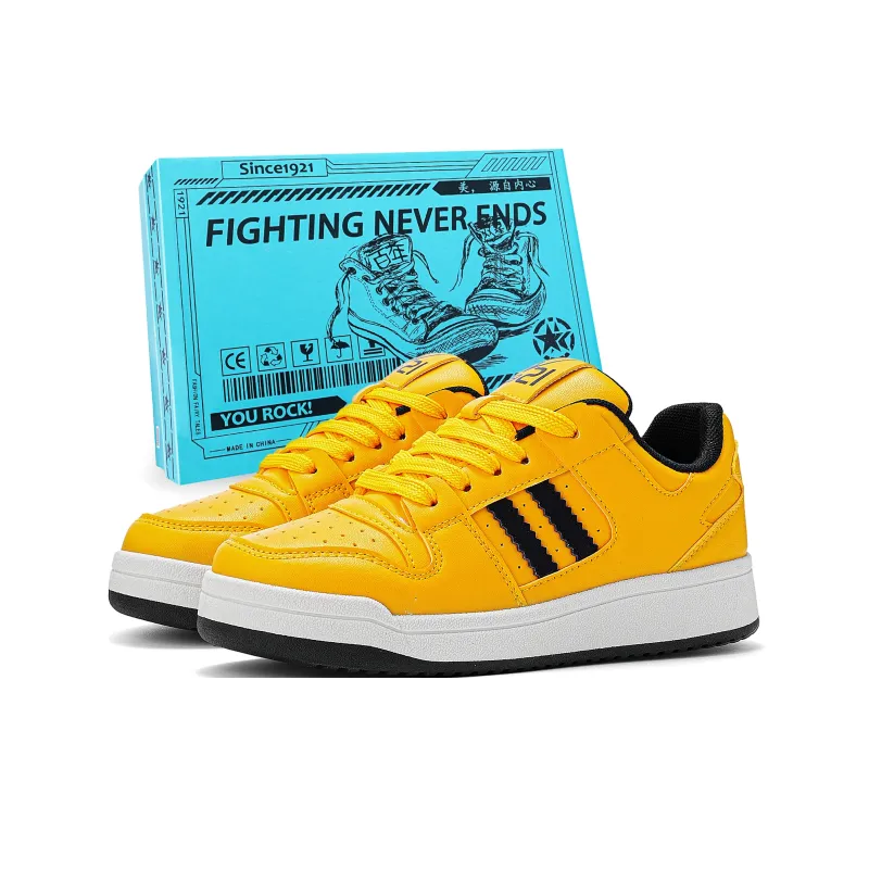 DOUBLE STAR 88 Cushioning Abrasion Resistant Lightweight Low Top Skateboard Shoes Unisex-24