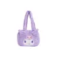 Kuromi (Purple) Plush 3D Effect Round Bag