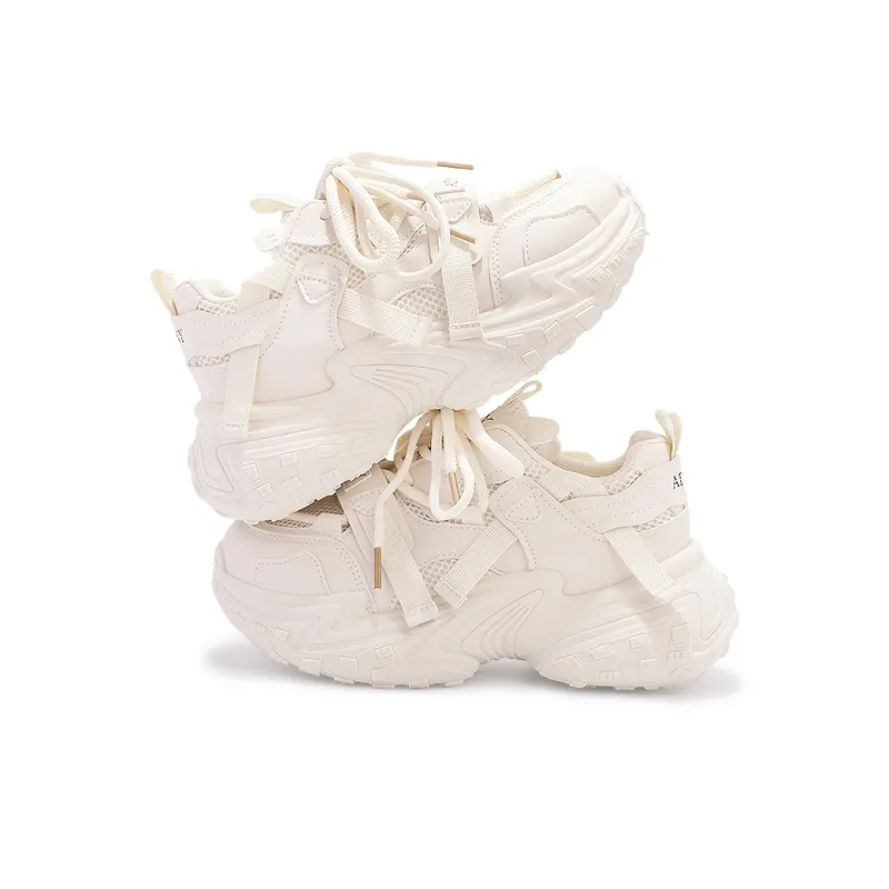 Miss Zhang Anti Slip Wear Resistant Low Top Chunky Sneakers Women's-4