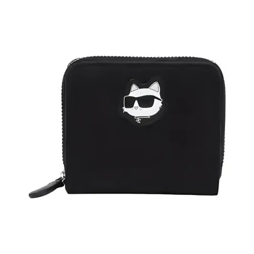 KARL LAGERFELD PU Polyurethane Wallet Women's Black