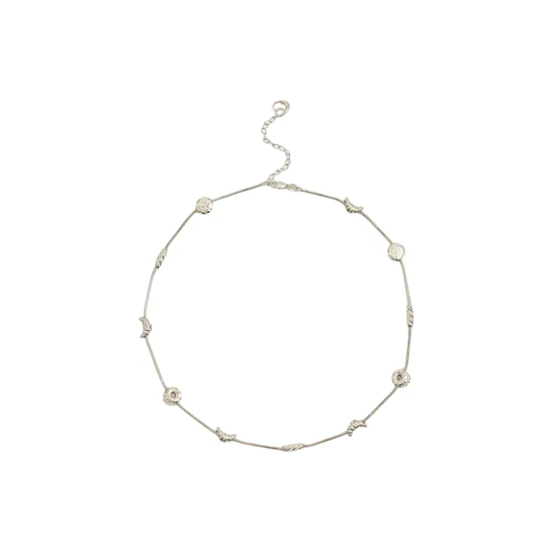 ALFIR 925 Sterling Silver Gold Plated Necklaces Unisex-2