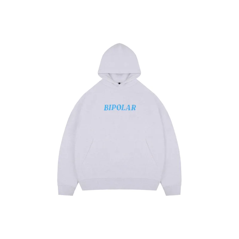 BIPOLAR Hoodie Unisex Navy Blue Black Gray Milk White Coffee-3