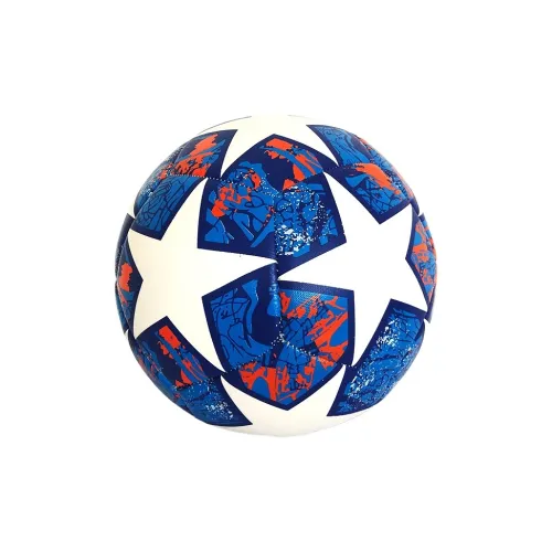 THREEHUAN Size 5 Ball Soccer PU Machine Stitched Soccer Ball Unisex Blue White