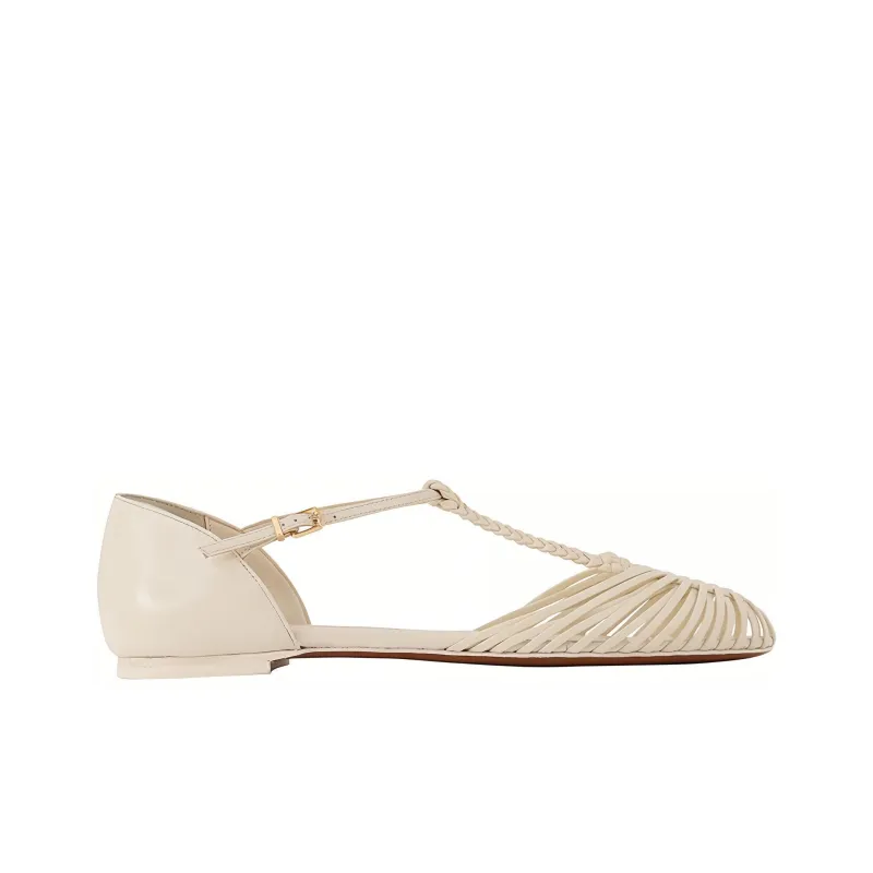 Zimmermann Natura Casual Single Shoes Women's Beige-1