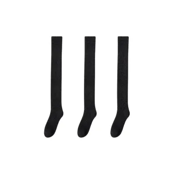 Cheemy Free Thigh high Socks Women's 3 Pack Black