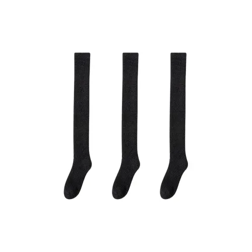 Cheemy Free Thigh high Socks Women's 3 Pack Black