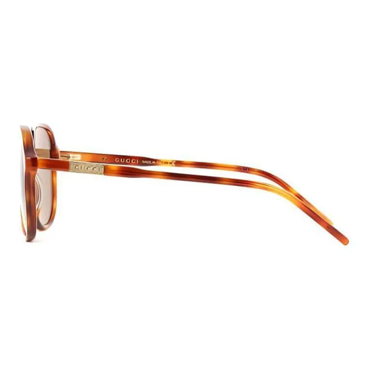 GUCCI Aviator Sunglasses Women's Tortoiseshell-2