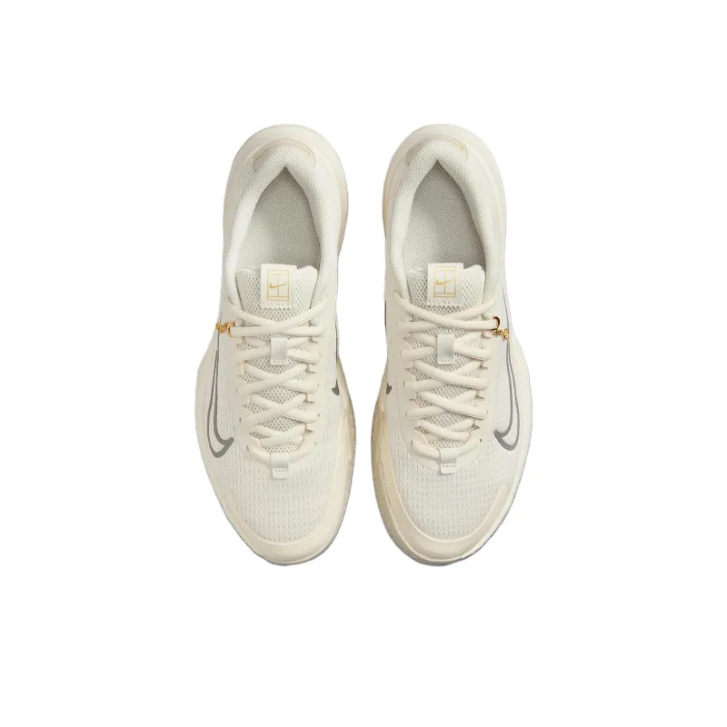 Nike Court Vapor Lite 2 Abrasion Resistant Low Top Tennis Shoes Women's Beige-3