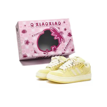 Circle small Skateboard Shoes Women's Low Top Custard