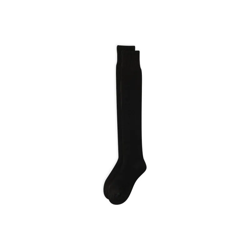 MADALLO Thigh high Socks Women's 1 Pack Black-0