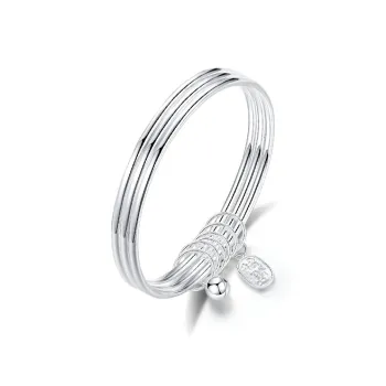 NVBBK Sterling Silver Bangles Women's