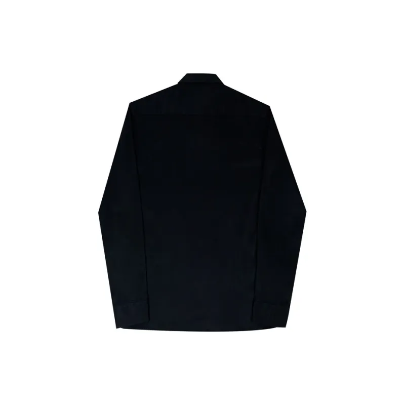 MUCUNSHU Shirts Men Black No Tie-7