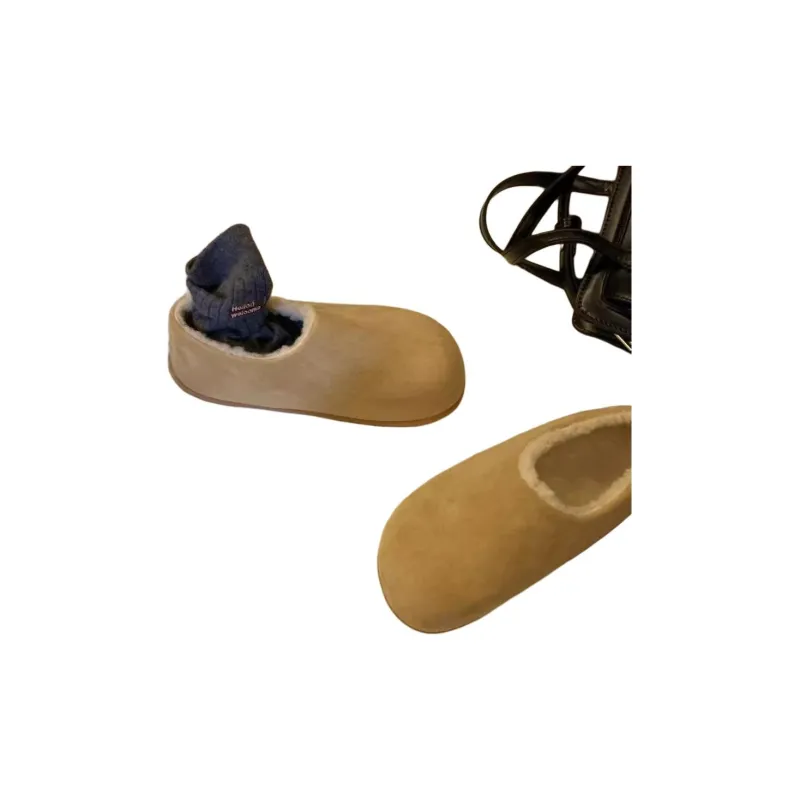 Yamada Hyakuju Home Slippers Camel-3