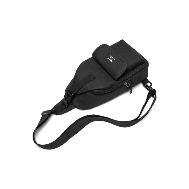SEPTWOLVES Fabric Sling Bag Regular Men's Black-4