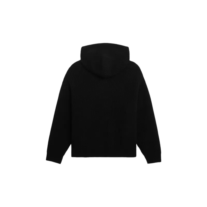 CELINE Hooded Sweater In Monochromic Wool-1