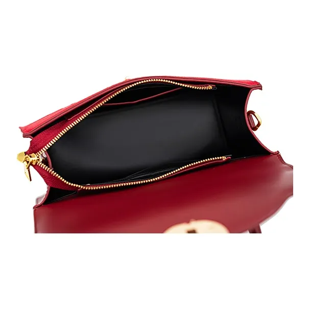 Vigno Synthetic Leather One Shoulder Handbags Regular Women's Red-16