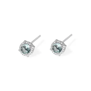 ETAHLOVE Sterling Silver Stud Earrings Unisex Students Date Confession Birthday Surprise