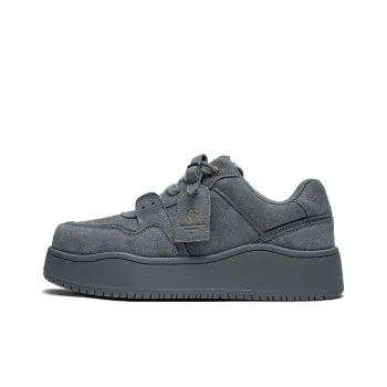 Bellum Han Coverage Low Top Skateboard Shoes Unisex Gray