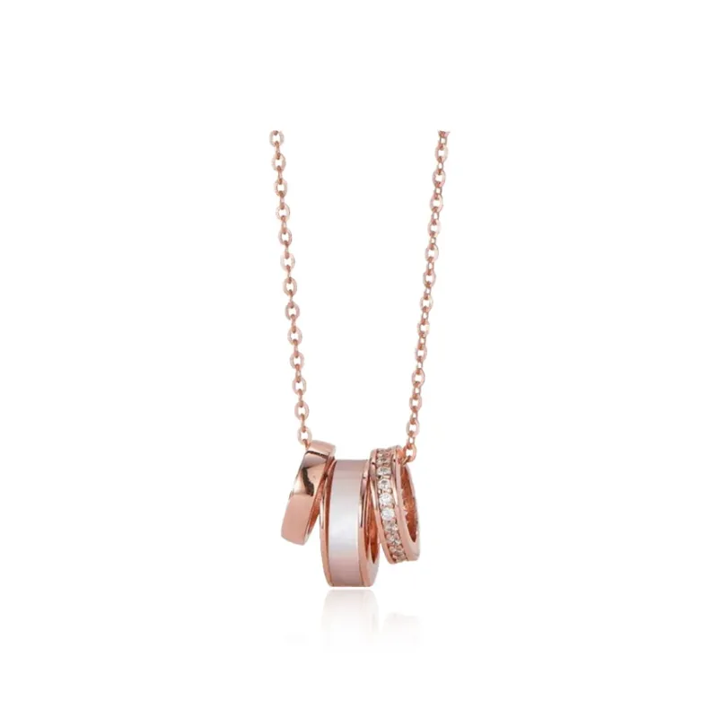 Chongqing Gold Store S925 Silver Necklaces Women's-0