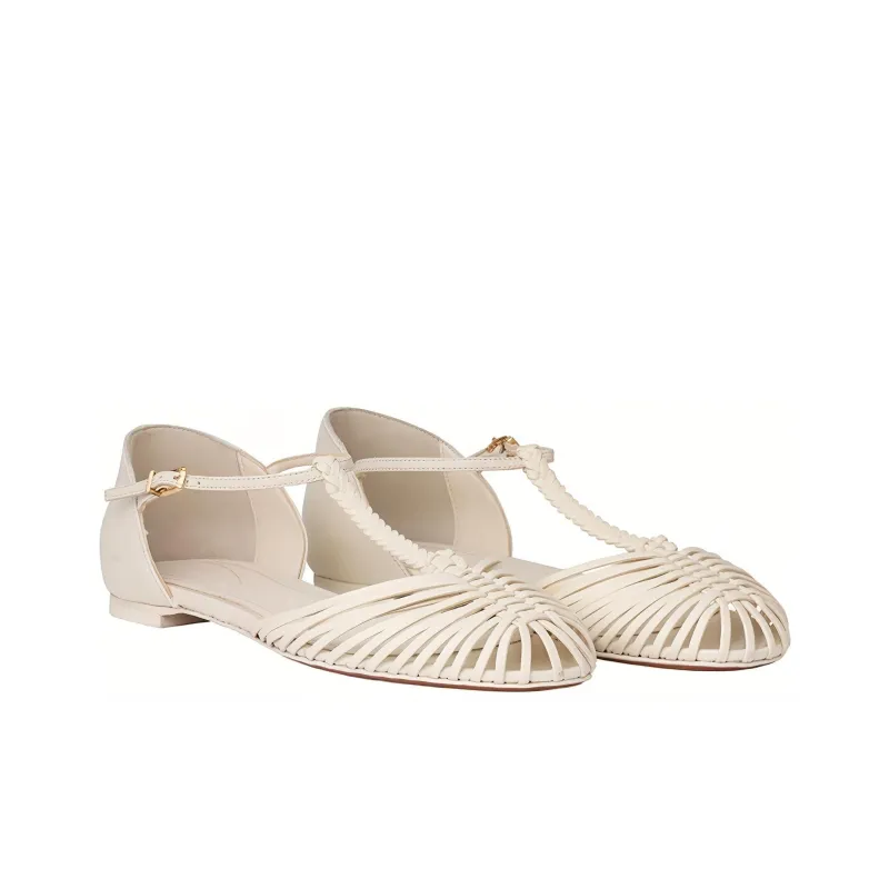 Zimmermann Natura Casual Single Shoes Women's Beige-2
