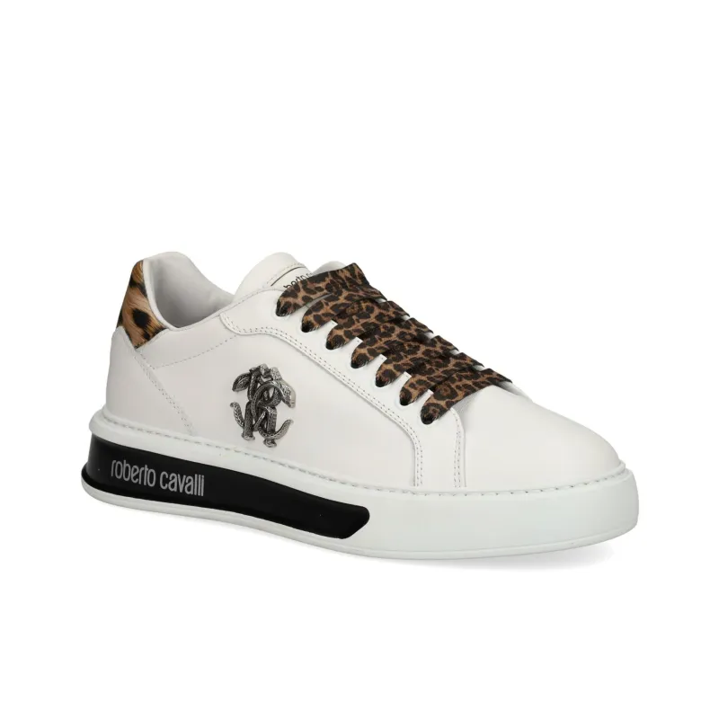 Roberto Cavalli Skateboard Shoes Women's White-2