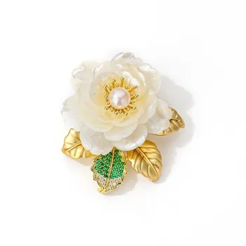 Mofei Freshwater Pearl Brooches Women's