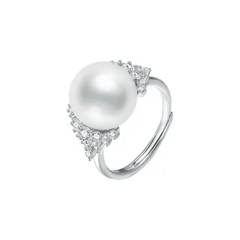 ANGEPERLE Freshwater Pearl Rings Women's