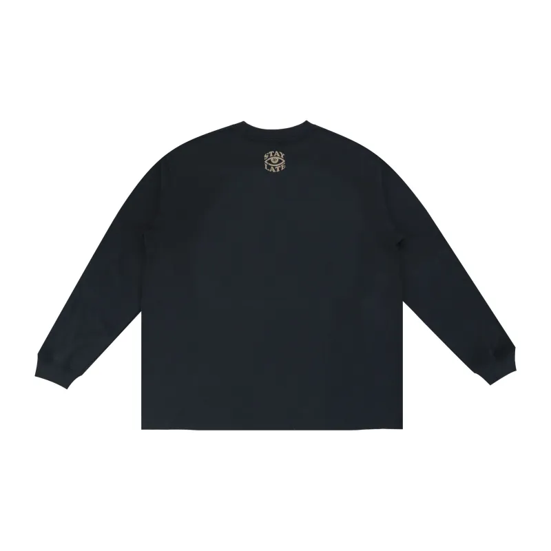 STAY UP LATE T Shirt Unisex Black-1