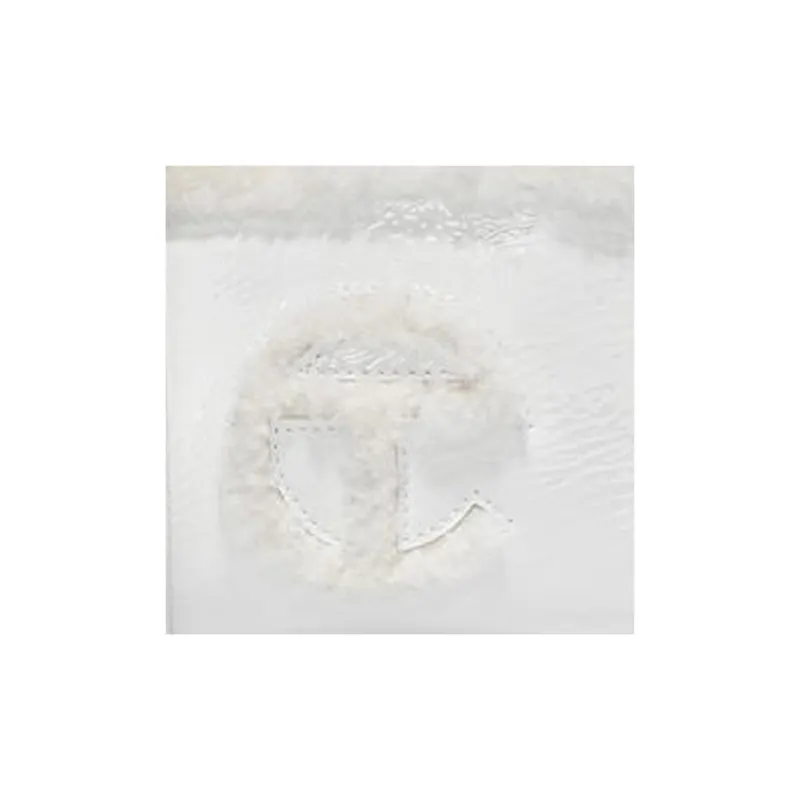 UGG Telfar Collaboration Cow Leather With Shearling Shoulder Bag, Crossbody Bag, Handbag Trumpets Women's White-0