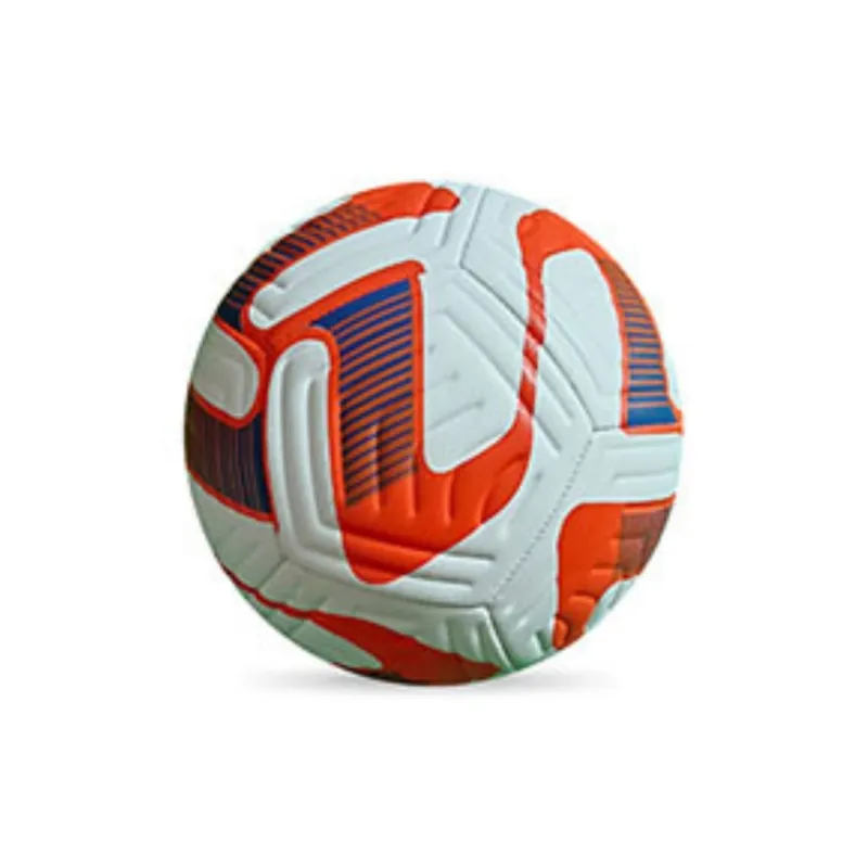 THREEHUAN Size 5 Ball Soccer PU Unisex Orange White-0