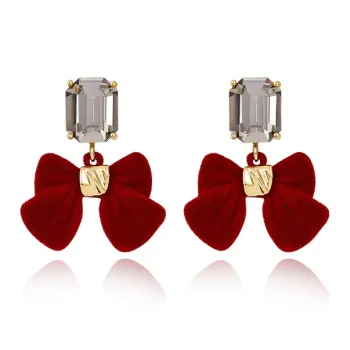 MCK S925 Silver Stud Earrings Women's