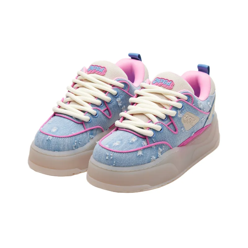 M26D Anti-Slip Wear-Resistant Low-Top Skateboard Shoes Unisex Blue-1