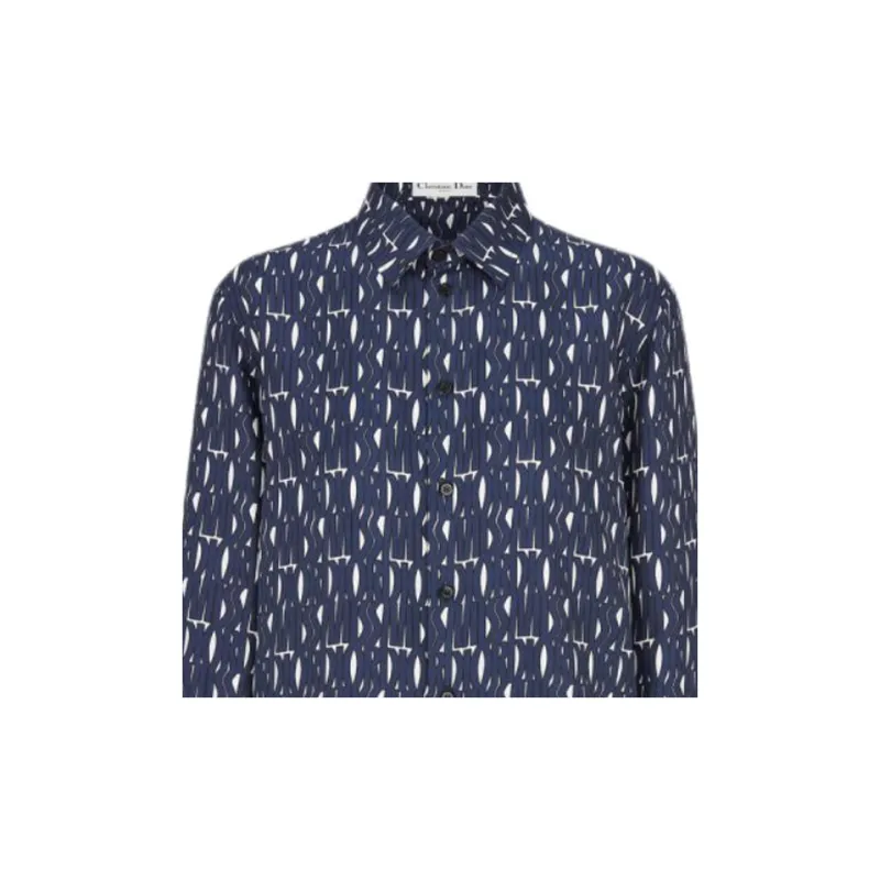 DIOR Shirts Women's Marine Blue-5
